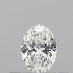 Diamante Naturale Taglio Ovale 0.21ct VG/EX D VS1 - GIA - 4.86x3.48x2.03mm