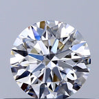 Diamante Naturale Taglio Brillante 0.42ct 3EX D VS1 - GIA - 4.77x4.8x2.96mm