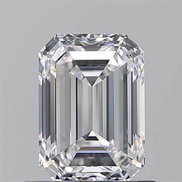 Diamante Naturale Taglio Smeraldo 0.9ct VG/EX D VVS1 - GIA - 6.5x4.6x3.07mm