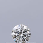 Diamante Naturale Taglio Brillante 0.19ct 3EX G VVS1 - IGI - 3.73x3.76x2.27mm