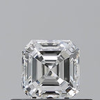 Diamante Naturale Taglio Asscher 0.5ct VG/EX F VS1 - GIA - 4.36x4.21x2.98mm