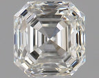 Diamante Naturale Taglio Asscher 0.7ct VG/EX J VVS1 - GIA - 4.86x4.61x3.28mm