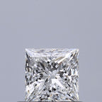 Diamante Naturale Taglio Princess 0.6ct VG/EX E VVS2 - GIA - 4.61x4.58x3.3mm
