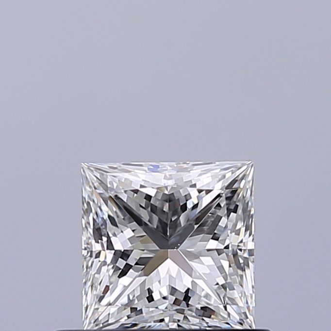 Diamante Naturale Taglio Princess 0.56ct EX/EX F VS2 - GIA - 4.5x4.5x3.28mm