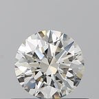 Diamante Naturale Taglio Brillante 0.5ct EX/VG/EX J VVS1 - GIA - 5.13x5.1x3.12mm