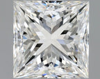 Diamante Naturale Taglio Princess 1.01ct VG/VG G VVS2 - GIA - 5.56x5.43x4.1mm