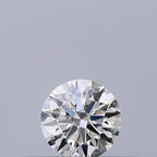 Diamante Taglio Brillante 0.21ct EX/EX/VG H VVS2 - GIA - 3.84x3.82x2.35mm