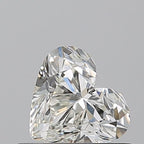 Diamante Naturale Taglio Cuore 0.52ct EX/VG J IF - GIA - 4.98x5.57x3.31mm