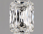Diamante Naturale Taglio Radiant 1.01ct VG/EX F VS2 - GIA - 6.58x4.74x3.23mm