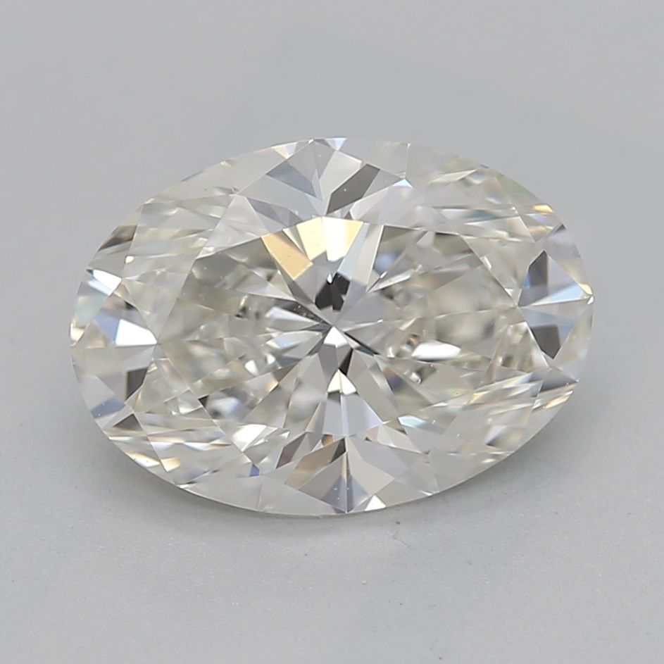 Diamante Naturale Taglio Ovale 1.3ct EX/EX J VS1 - GIA - 8.48x6.05x3.87mm