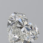 Diamante Naturale Taglio Cuore 0.7ct EX/EX I VS1 - GIA - 5.14x5.96x3.78mm