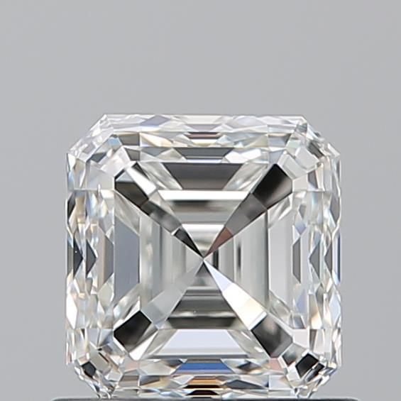 Diamante Naturale Taglio Asscher 0.9ct VG/VG H VVS1 - GIA - 5.29x5.06x3.68mm