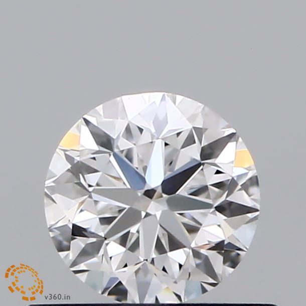 Diamante Naturale Taglio Brillante 0.51ct VG/VG/EX E IF - GIA - 5.01x4.97x3.22mm