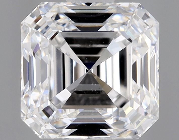 Diamante Naturale Taglio Asscher 1.01ct VG/EX E VS1 - GIA - 5.45x5.38x3.69mm