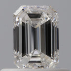 Diamante Naturale Taglio Smeraldo 0.51ct EX/EX E VS1 - GIA - 5.52x3.79x2.53mm