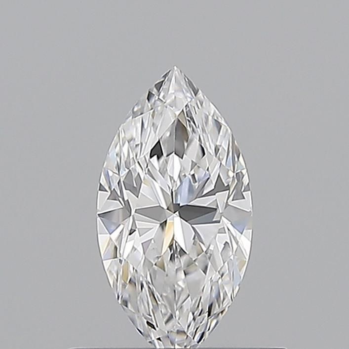 Diamante Naturale Taglio Marquise 0.5ct VG/EX D VVS2 - GIA - 7.98x4.11x2.58mm