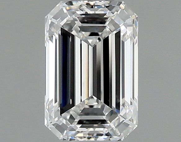 Diamante Naturale Taglio Smeraldo 0.6ct VG/VG E IF - GIA - 5.86x3.87x2.66mm