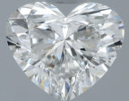 Diamante Naturale Taglio Cuore 0.55ct EX/EX G VS1 - GIA - 5.04x5.92x3.25mm