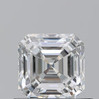 Diamante Naturale Taglio Asscher 0.74ct VG/EX G IF - GIA - 4.93x4.88x3.35mm