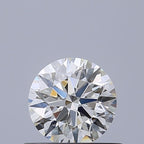 Diamante Naturale Taglio Brillante 0.51ct 3EX F IF - IGI - 5.06x5.08x3.18mm