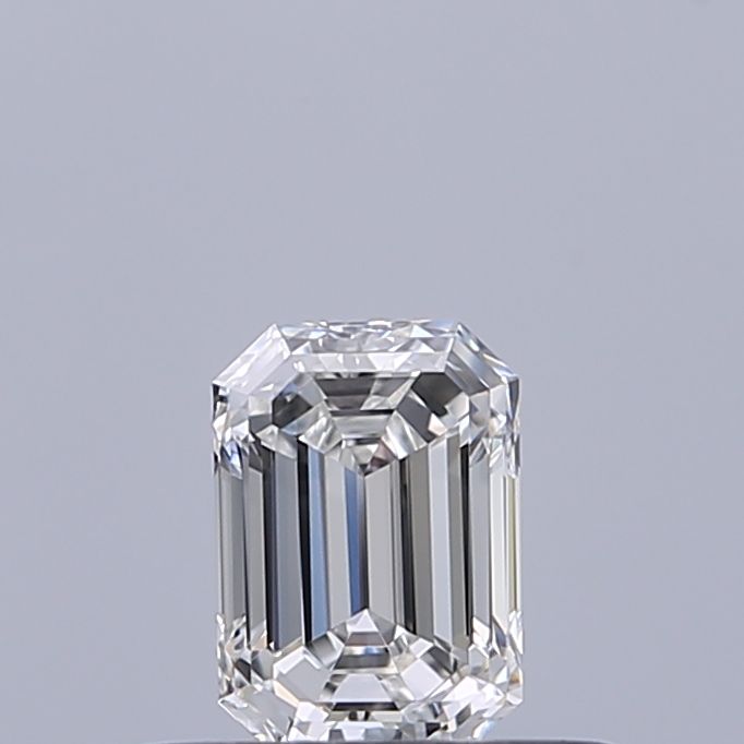 Diamante Naturale Taglio Smeraldo 0.33ct G/VG F VVS1 - GIA - 4.76x3.32x2.23mm