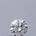 Diamante Taglio Brillante 0.19ct EX/VG/EX G VVS1 - GIA - 3.7x3.72x2.26mm