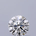 Diamante Naturale Taglio Brillante 0.5ct 3EX F IF - GIA - 5.02x5.06x3.17mm