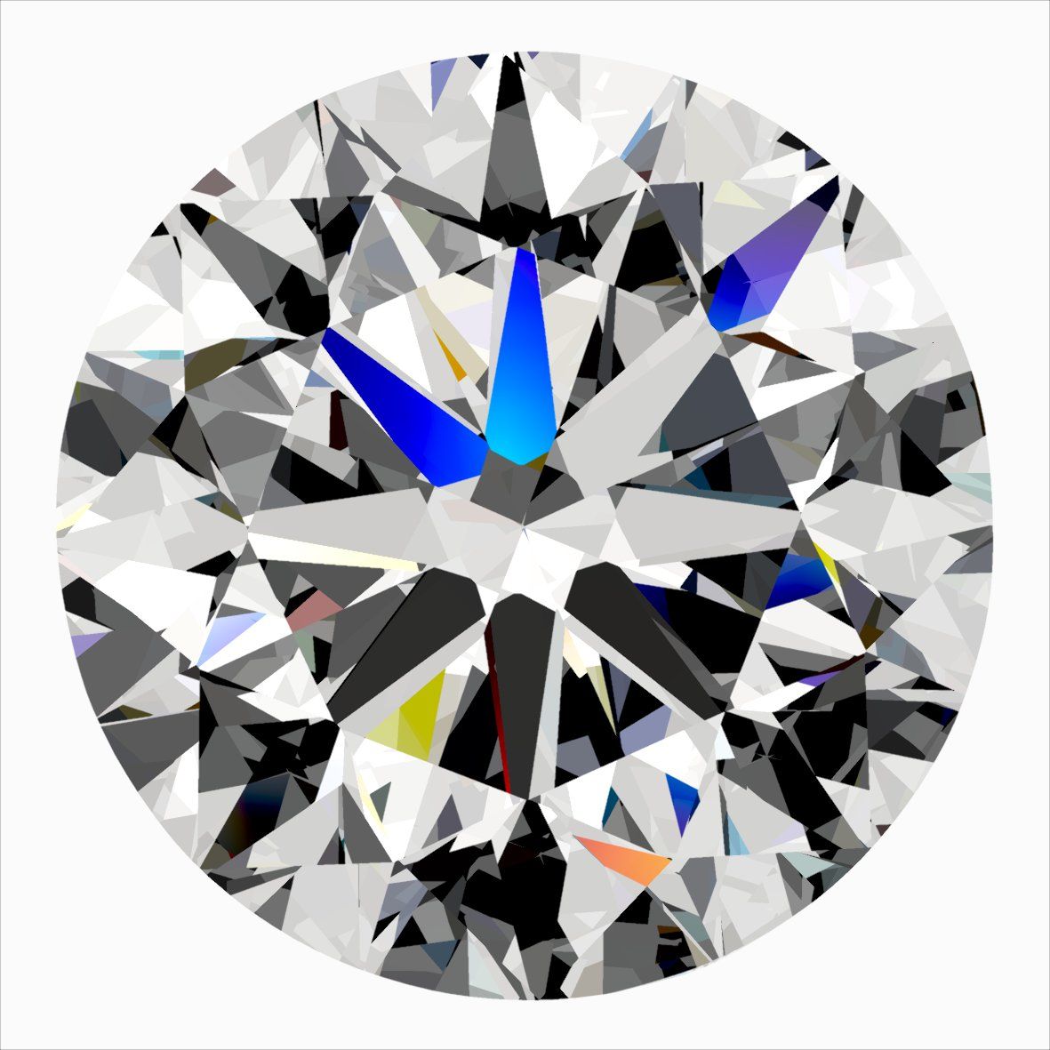 Diamante Taglio Brillante 0.3ct VG/EX/EX F VVS2 - IGI - 4.16x4.23x2.68mm