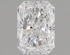 Diamante Naturale Taglio Radiant 0.51ct VG/EX D VS1 - GIA - 5.61x3.91x2.62mm