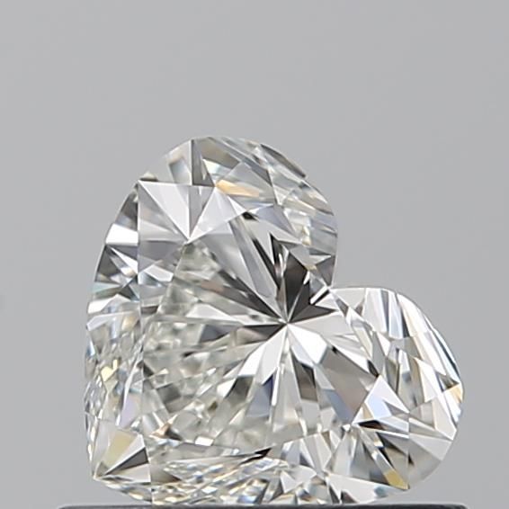 Diamante Naturale Taglio Cuore 0.63ct VG/VG I IF - GIA - 5.13x5.93x3.54mm
