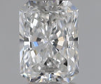 Diamante Naturale Taglio Radiant 0.4ct VG/EX E VVS1 - GIA - 5.26x3.74x2.48mm