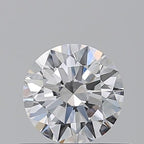 Diamante Naturale Taglio Brillante 0.5ct EX/VG/EX D VS1 - GIA - 5.1x5.07x3.1mm