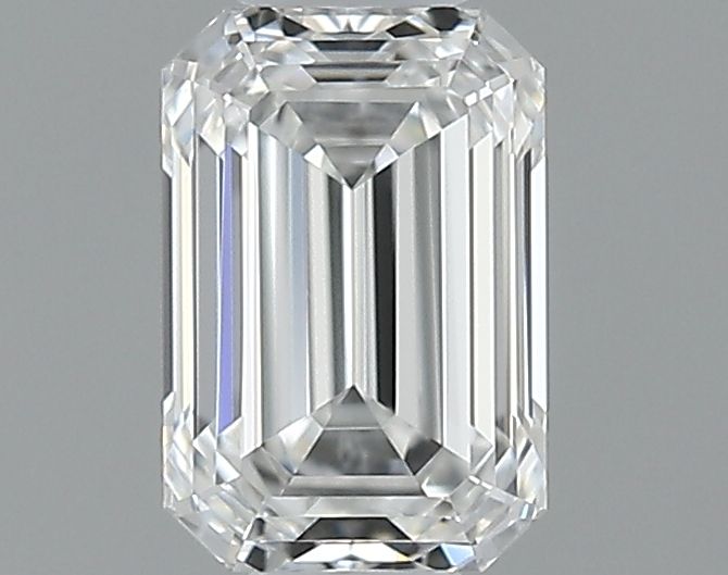 Diamante Naturale Taglio Smeraldo 0.42ct VG/VG E VVS2 - GIA - 5.16x3.5x2.35mm
