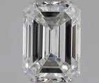 Diamante Naturale Taglio Smeraldo 1.4ct VG/EX F VVS2 - GIA - 7.38x5.28x3.64mm
