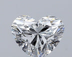 Diamante Naturale Taglio Cuore 0.33ct EX/EX D VVS1 - GIA - 4.09x4.81x2.97mm