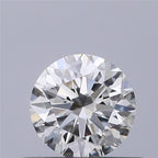 Diamante Taglio Brillante 0.5ct VG/VG/EX G VVS2 - GIA - 4.94x5.01x3.17mm