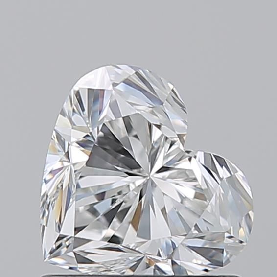 Diamante Naturale Taglio Cuore 1.01ct VG/VG F VS1 - GIA - 6.02x6.76x4.33mm