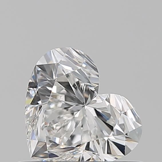 Diamante Naturale Taglio Cuore 0.6ct VG/EX F VS1 - GIA - 4.98x5.83x3.47mm