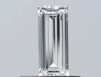 Diamante Naturale Taglio Baguette 0.37ct VG/EX D VS1 - GIA - 6.58x2.76x1.87mm