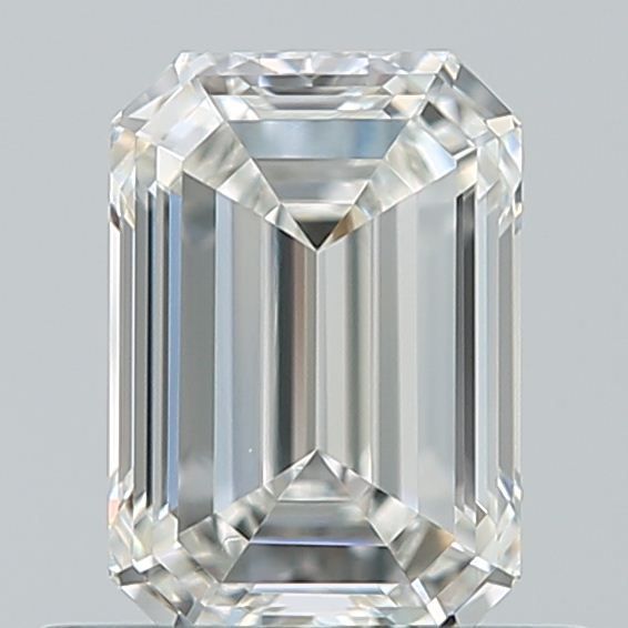 Diamante Naturale Taglio Smeraldo 0.8ct EX/EX F VVS2 - IGI - 6.3x4.36x2.87mm