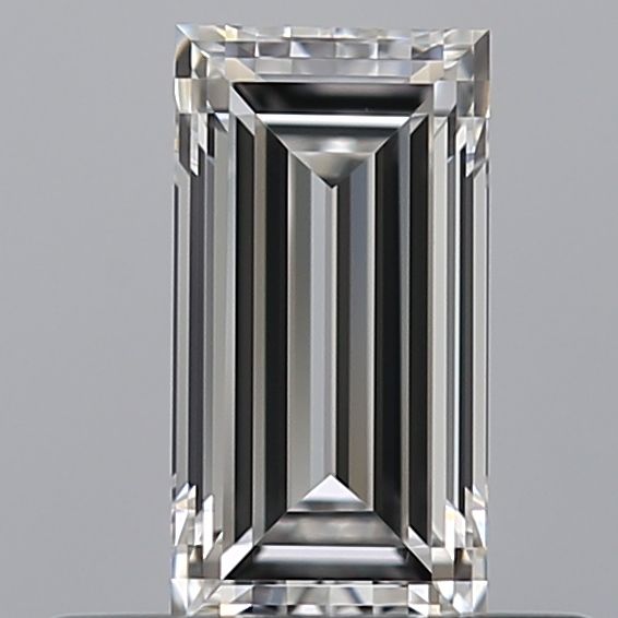 Diamante Naturale Taglio Baguette 0.55ct EX/EX E VVS2 - GIA - 6.5x3.34x2.41mm