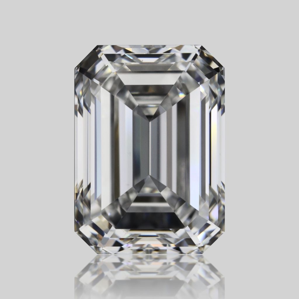 Diamante Naturale Taglio Smeraldo 0.9ct VG/EX E VVS1 - GIA - 6.44x4.62x3.06mm