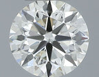 Diamante Naturale Taglio Brillante 0.54ct 3EX J VVS1 - IGI - 5.12x5.15x3.22mm