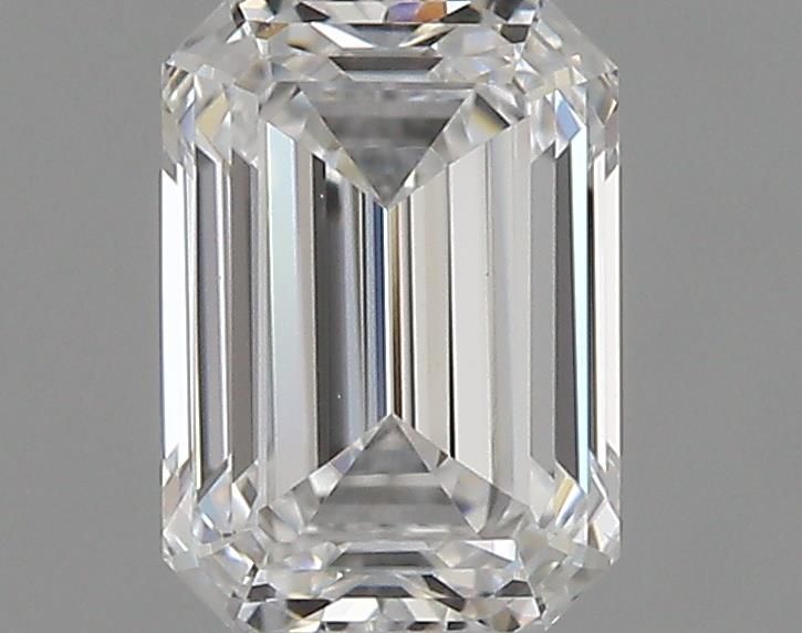 Diamante Naturale Taglio Smeraldo 0.57ct VG/EX D VVS2 - GIA - 5.54x3.96x2.6mm