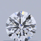 Diamante Taglio Brillante 0.37ct VG/EX/EX E VVS1 - GIA - 4.56x4.59x2.89mm