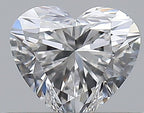 Diamante Naturale Taglio Cuore 0.41ct EX/EX E VVS1 - GIA - 4.54x5.1x3.02mm