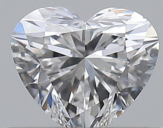 Diamante Naturale Taglio Cuore 0.41ct EX/EX E VVS1 - GIA - 4.54x5.1x3.02mm