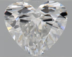 Diamante Naturale Taglio Cuore 0.41ct VG/EX E VVS2 - GIA - 4.69x5.24x2.92mm