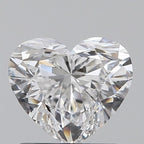 Diamante Naturale Taglio Cuore 0.91ct EX/EX E VVS2 - GIA - 5.84x6.65x3.88mm