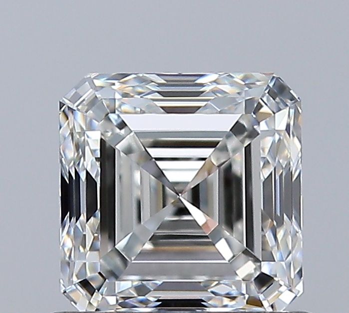 Diamante Taglio Smeraldo Quadrato 0.8ct VG/EX G VVS2 - GIA - 5.02x4.92x3.35mm